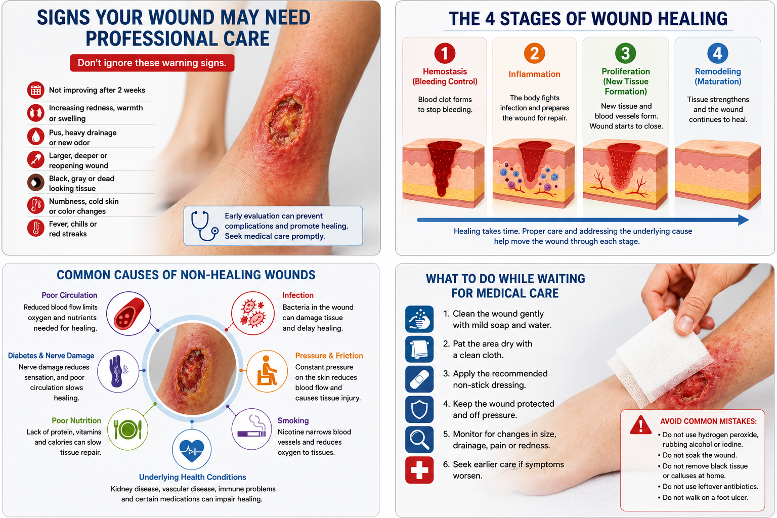 Wound Not Healing? What Signs Mean You May Need Professional Wound Care?